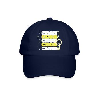 Chor Chorsänger Chorsängerin Singen Gesang Musik - Baseballkappe - Blau/Blau - Vorne