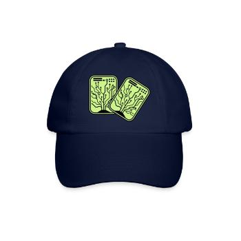micro chip 2 - Baseballkappe - Blau/Blau - Vorne
