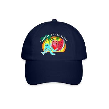 Strand Meer und Freiheit - Baseballkappe - Blau/Blau - Vorne