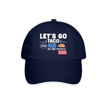 Lass uns taco gehen - Baseballkappe - Blau/Blau - Vorne