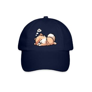 Zwergspitz Zwergspitze Spitzhund Zwergspitzhalter - Baseballkappe - Blau/Blau - Vorne