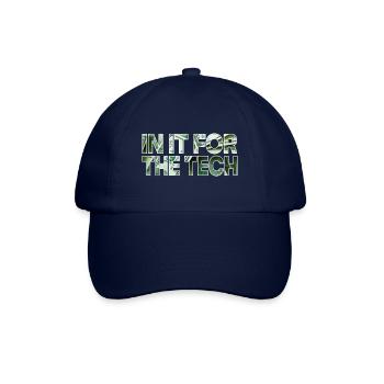Für die Technik - Baseballkappe - Blau/Blau - Vorne
