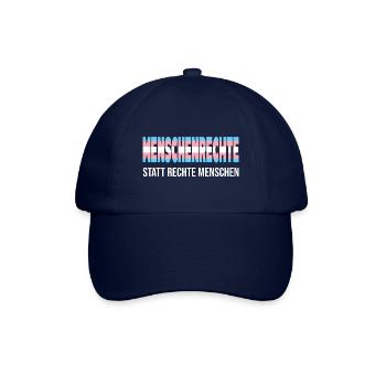 Transgender Menschenrechte Trans Pride - Baseballkappe - Blau/Blau - Vorne