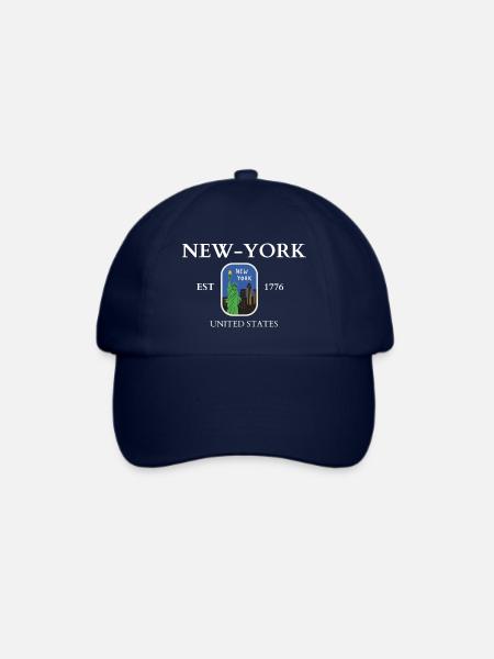 NEW YORK - Baseballkappe - Blau/Blau