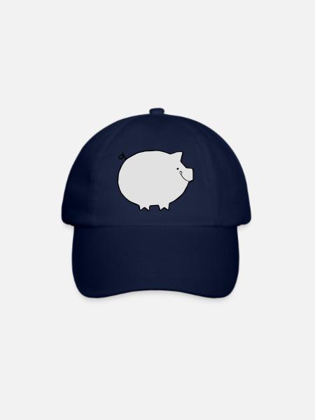 pig - Baseballkappe - Blau/Blau