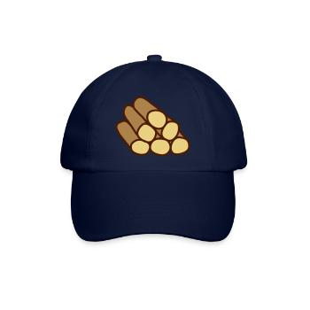 Wood - Baseballkappe - Blau/Blau - Vorne