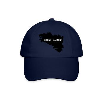 BREIZH MA BRO - Baseballkappe - Blau/Blau - Vorne