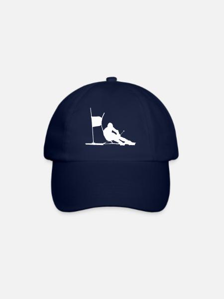 skiing - Baseballkappe - Blau/Blau