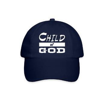 Jesus Christ Gott God - Baseballkappe - Blau/Blau - Vorne