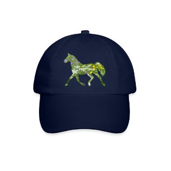 Pferd - Baseballkappe - Blau/Blau - Vorne