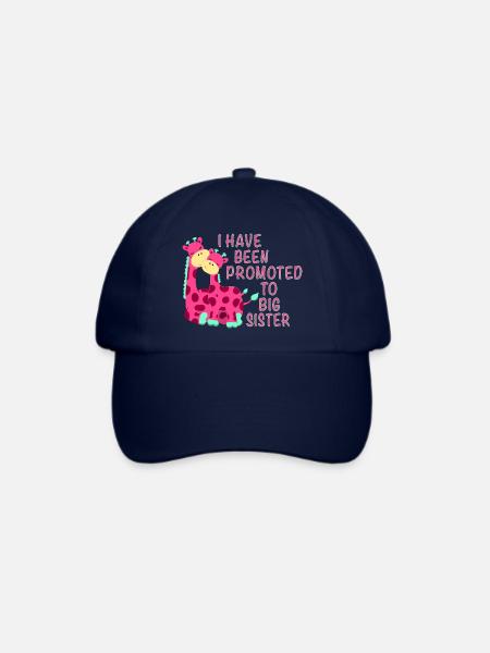 I Have been promoted to big sister - Baseballkappe - Blau/Blau