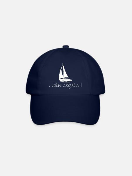 bin segeln - Baseballkappe - Blau/Blau