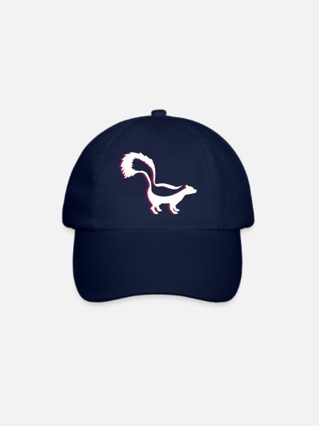 stinktier - Baseballkappe - Blau/Blau