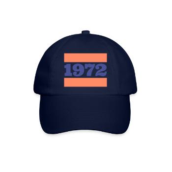 Retro Design 1972 - Baseballkappe - Blau/Blau - Vorne