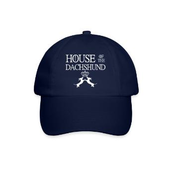 Haus des Dackels - Baseballkappe - Blau/Blau - Vorne