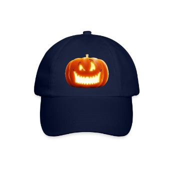 Kürbiskopf - Baseballkappe - Blau/Blau - Vorne
