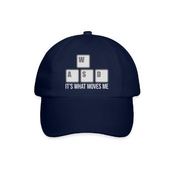 its what moves me - Baseballkappe - Blau/Blau - Vorne