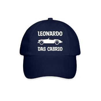 Leonardo das Caprio Geschenk - Baseballkappe - Blau/Blau - Vorne