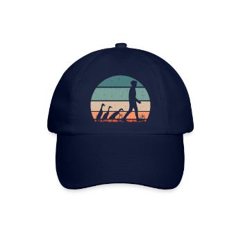 Laufenten indische Laufente Meme - Baseballkappe - Blau/Blau - Vorne