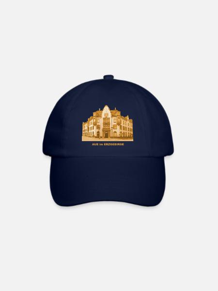 Aue Rathaus Erzgebirge Sachsen Bergbau Wismut - Baseballkappe - Blau/Blau