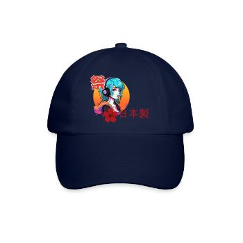 Anime Vibes - Made in Japan - Baseballkappe - Blau/Blau - Vorne