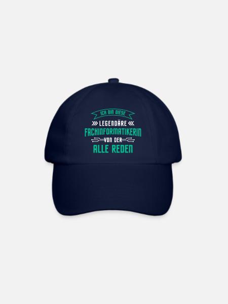 Programmiererin Software Entwicklerin Informatiker - Baseballkappe - Blau/Blau