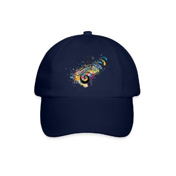 Musik-Wahnsinn - Baseballkappe - Blau/Blau - Vorne