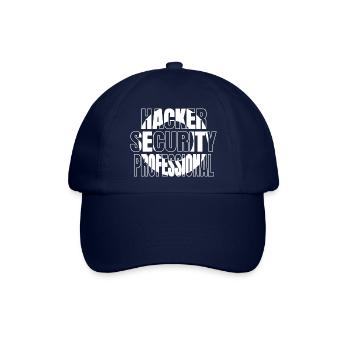 anonymous hacker computer humour present idea - Baseballkappe - Blau/Blau - Vorne