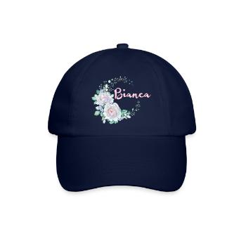 Für Bianca - Baseballkappe - Blau/Blau - Vorne