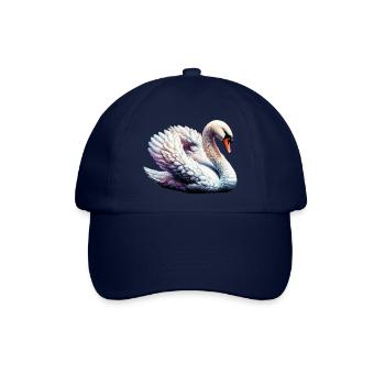 Schwan - Baseballkappe - Blau/Blau - Vorne