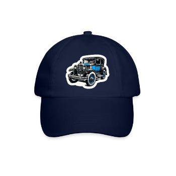 Alter blauer Oldtimer - Baseballkappe - Blau/Blau - Vorne