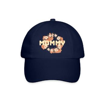 Mutterliebe im Blütenmeer - Baseballkappe - Blau/Blau - Vorne
