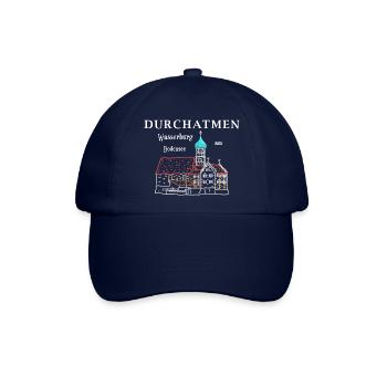 Wasserburg am Bodensee, Durchatmen, Deutschland - Baseballkappe - Blau/Blau - Vorne