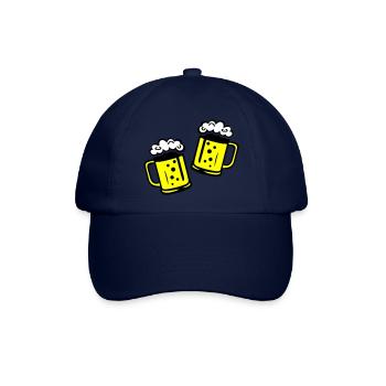 Bier Bierkrug Prost - Baseballkappe - Blau/Blau - Vorne