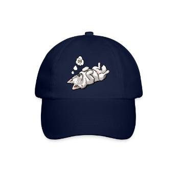 Weißer Schäferhund Schäferhund Schäferhunde - Baseballkappe - Blau/Blau - Vorne