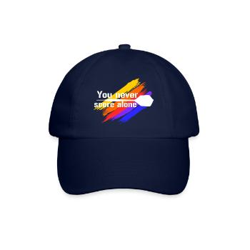 You never score alone - Baseballkappe - Blau/Blau - Vorne