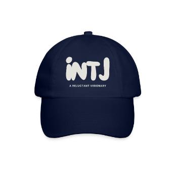 INTJ Eine widerwillige visionäre MBTI-Persönlichkeit - Baseballkappe - Blau/Blau - Vorne