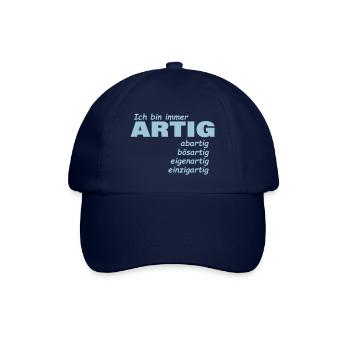 ARTIG - Baseballkappe - Blau/Blau - Vorne