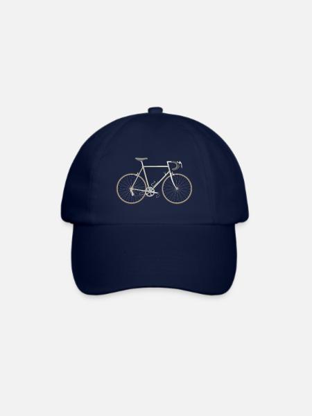 Retro Rennrad / Vintage Racing Bike - Baseballkappe - Blau/Blau
