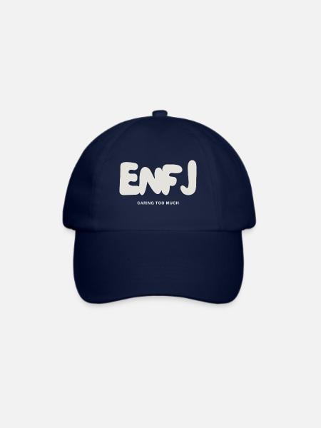 ENFJ Myers Briggs MBTI Persönlichkeit Extrovertiert - Baseballkappe - Blau/Blau