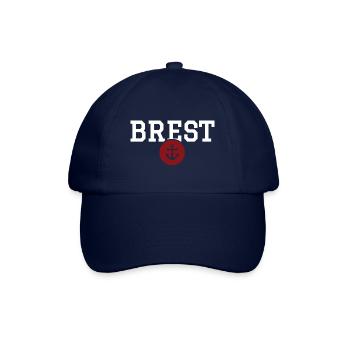 BREST - Ankermedaillon der Marine - Baseballkappe - Blau/Blau - Vorne
