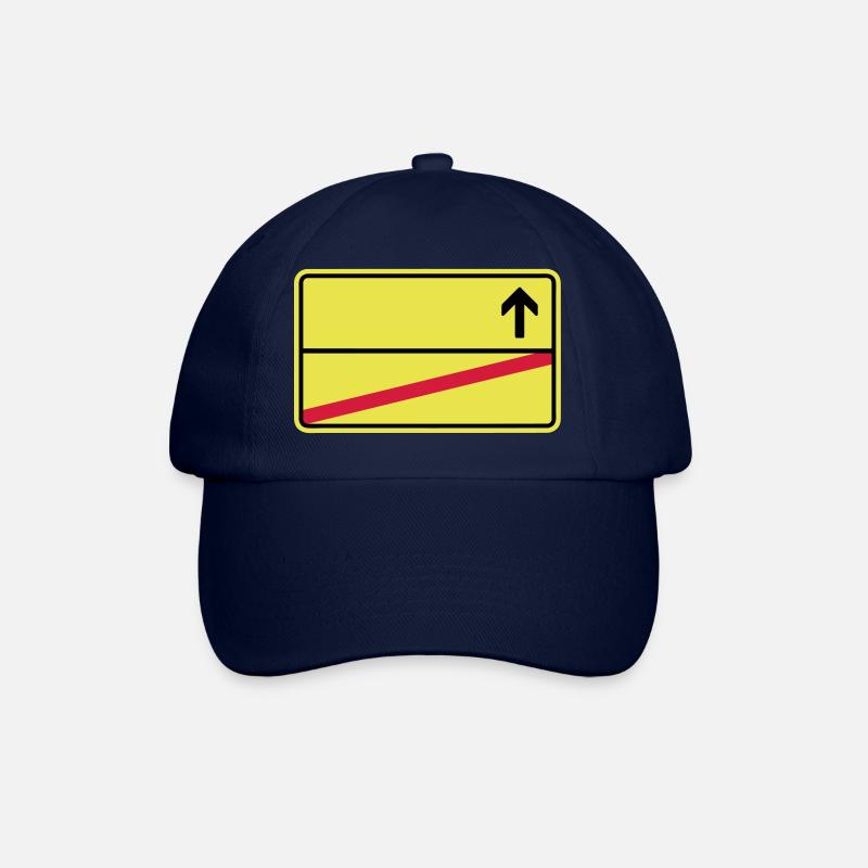 Ortsschild - Baseballkappe - Blau/Blau
