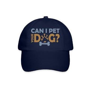 Caressez votre chien en disant - Casquette classique - bleu/bleu - Devant