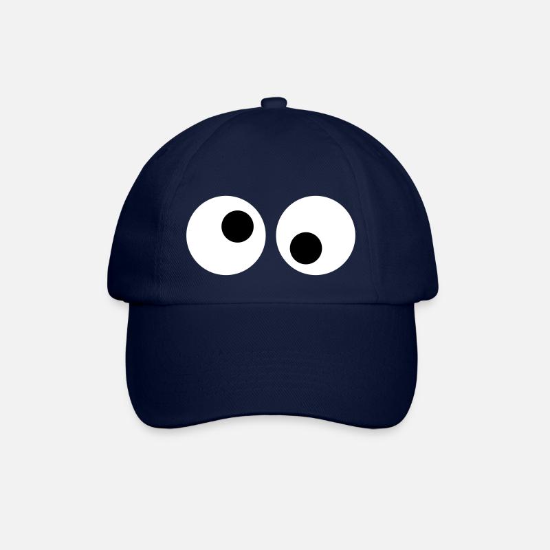 Grands yeux - Casquette classique - bleu/bleu