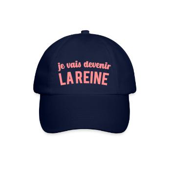Femme future mariée - Casquette classique - bleu/bleu - Devant