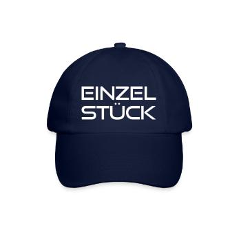 Einzelstück - Baseballkappe - Blau/Blau - Vorne