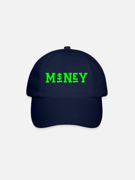 money - Baseballkappe - Blau/Blau