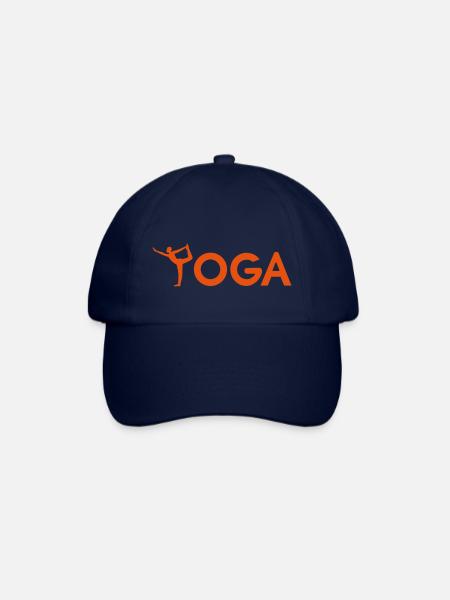 Yoga - Baseballkappe - Blau/Blau