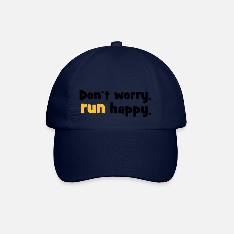run - Baseball Cap - blue/blue