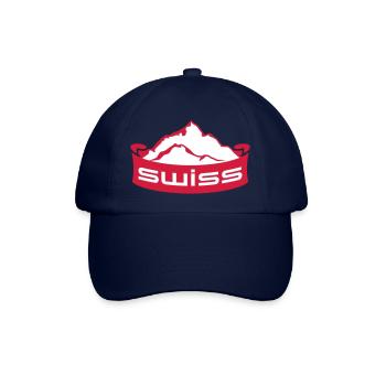 Swiss Mountain Banner Logo - Casquette classique - bleu/bleu - Devant